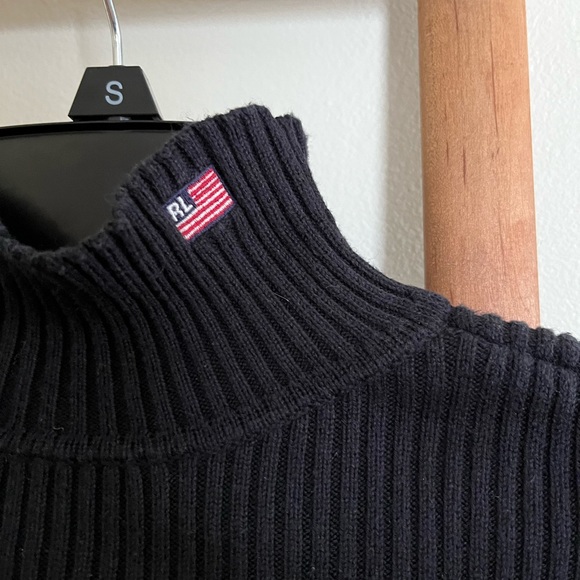 Polo Ralph Lauren Sweaters - Ralph Lauren Black Mock Neck Sweater